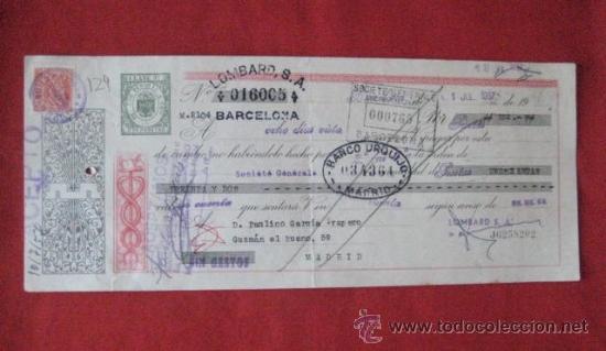 Documentos bancarios: LETRA DE CAMBIO. BARCELONA 1957. ENVIO GRATIS&iexcl;&iexcl;&iexcl; - Foto 1