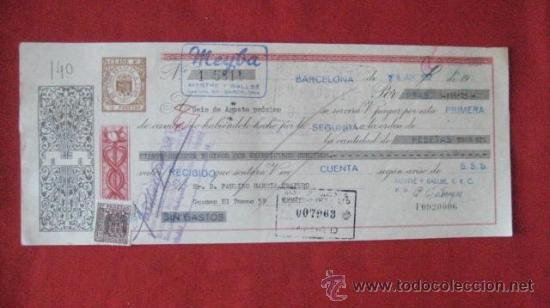 Documentos bancarios: LETRA DE CAMBIO. BARCELONA 1957. ENVIO GRATIS&iexcl;&iexcl;&iexcl; - Foto 1