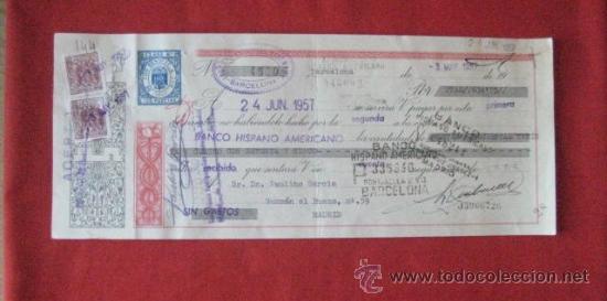 Documentos bancarios: LETRA DE CAMBIO. BARCELONA 1957. ENVIO GRATIS&iexcl;&iexcl;&iexcl; - Foto 1
