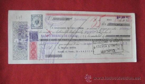 Documentos bancarios: LETRA DE CAMBIO. BARCELONA 1957. ENVIO GRATIS&iexcl;&iexcl;&iexcl; - Foto 1