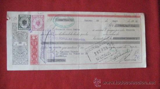 Documentos bancarios: LETRA DE CAMBIO. MADRID 1957. ENVIO GRATIS&iexcl;&iexcl;&iexcl; - Foto 1