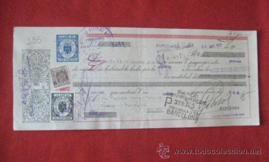 Documentos bancarios: LETRA DE CAMBIO. BARCELONA1957. ENVIO GRATIS&iexcl;&iexcl;&iexcl; - Foto 1