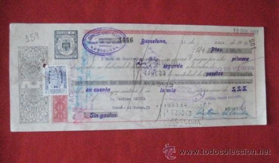 Documentos bancarios: LETRA DE CAMBIO. BARCELONA 1957. ENVIO GRATIS&iexcl;&iexcl;&iexcl; - Foto 1