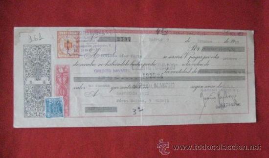Documentos bancarios: LETRA DE CAMBIO. MADRID 1957. ENVIO GRATIS&iexcl;&iexcl;&iexcl; - Foto 1