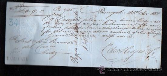 Documentos bancarios: LETRA BENSUSAN C&Aacute;DIZ, 1889 - Foto 1