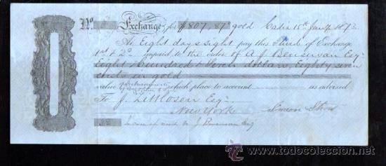 Documentos bancarios: LETRA DE BENSUSAN, C&Aacute;DIZ 1843 - Foto 1