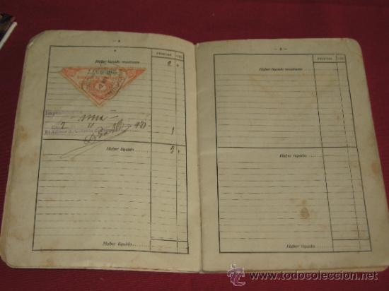 Documentos bancarios: LIBRETA DE LA CAJA POSTAL DE AHORROS DEL A&Ntilde;O 1925 - VER ADICIONALES - Foto 3