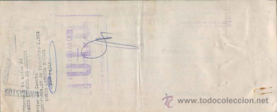 Documentos bancarios: Letra de cambio Electro Comercial Colominas s.a. Barcelona - 1964 - Foto 2 - 31686286