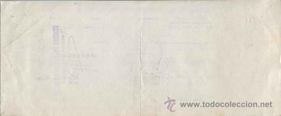 Documentos bancarios: Letra de cambio Lavis s.a. Barcelona a&ntilde;o 1968 - Foto 2