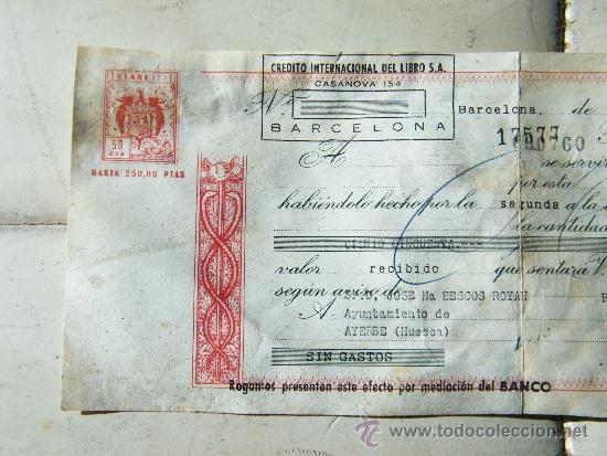 Documentos bancarios: CREDITO INTERNACIONAL DEL LIBRO - PAGARE - RECIBO - Foto 2