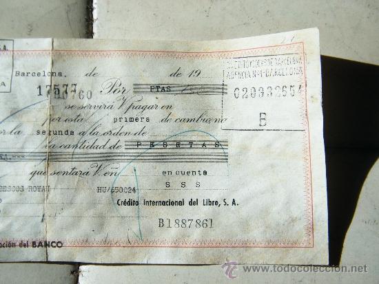 Documentos bancarios: CREDITO INTERNACIONAL DEL LIBRO - PAGARE - RECIBO - Foto 3