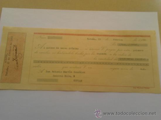 Documentos bancarios: Letra de cambio aceptada en Tetuan - Foto 1