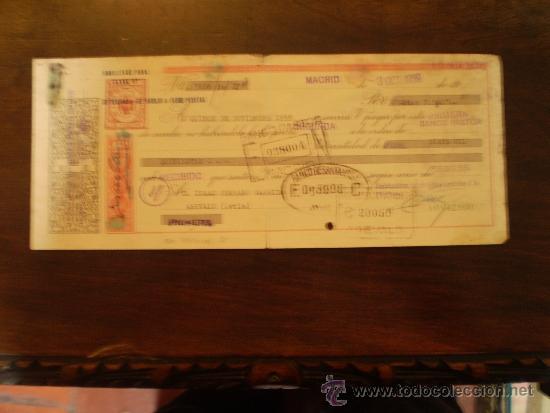 Documentos bancarios: LETRA DE CAMBIO DE OCTUBRE 1959 - Foto 1