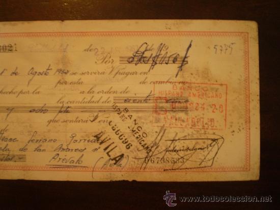 Documentos bancarios: LETRA DE CAMBIO DE JUNIO 1962 - Foto 3