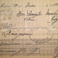 Documentos bancarios: BONITO CHEQUE DEL SINDICATO EXPORTADOR DEL LIBRO ESPAÑOL 1933 SELLO EFECTOS COMERCIO HABILITADO. Lote 39333693