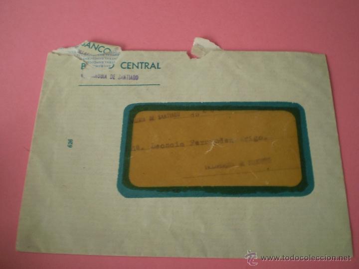 Documentos bancarios: SOBRE Y CARTA DEL BANCO CENTRAL 1959 - Foto 1