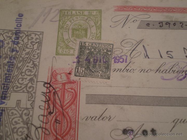 Documentos bancarios: CONJUNTO DE 2 DOCUMENTOS BANCARIOS,BANCO CENTRAL.LORA DEL RIO,SEVILLA 1956,57 - Foto 4