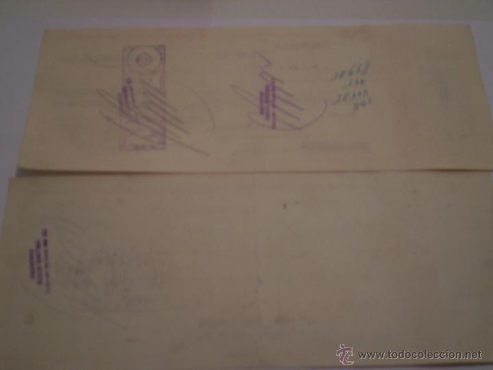 Documentos bancarios: CONJUNTO DE 2 DOCUMENTOS BANCARIOS,BANCO CENTRAL.LORA DEL RIO,SEVILLA 1956,57 - Foto 6