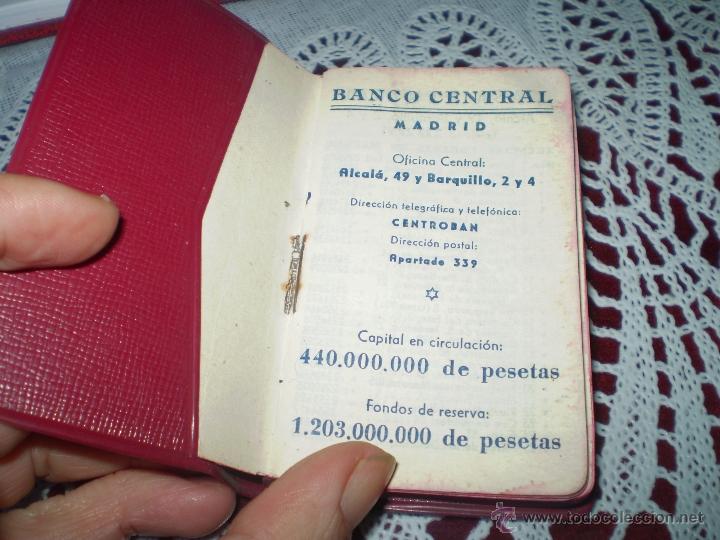Documentos bancarios: AGENDA DEL BANCO CENTRAL A&Ntilde;O 1962 - Foto 2