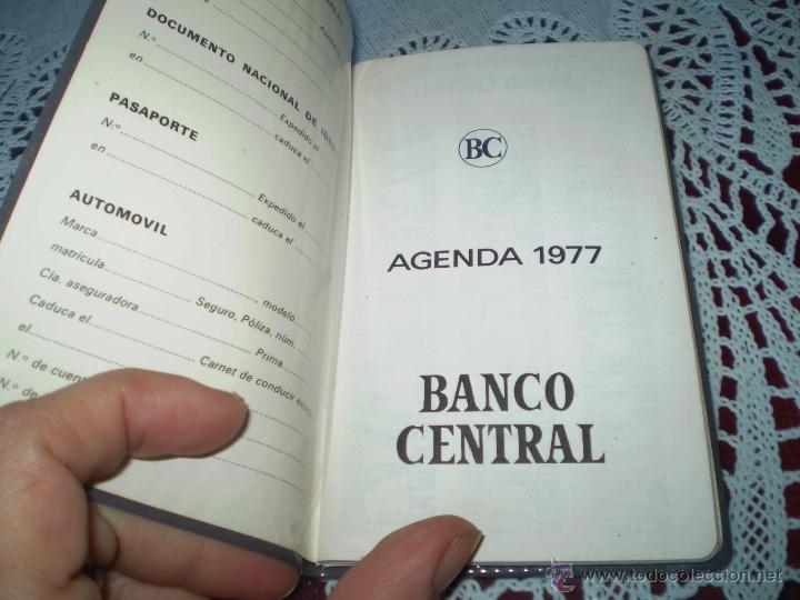 Documentos bancarios: AGENDA BANCO CENTRAL 1977 - Foto 2