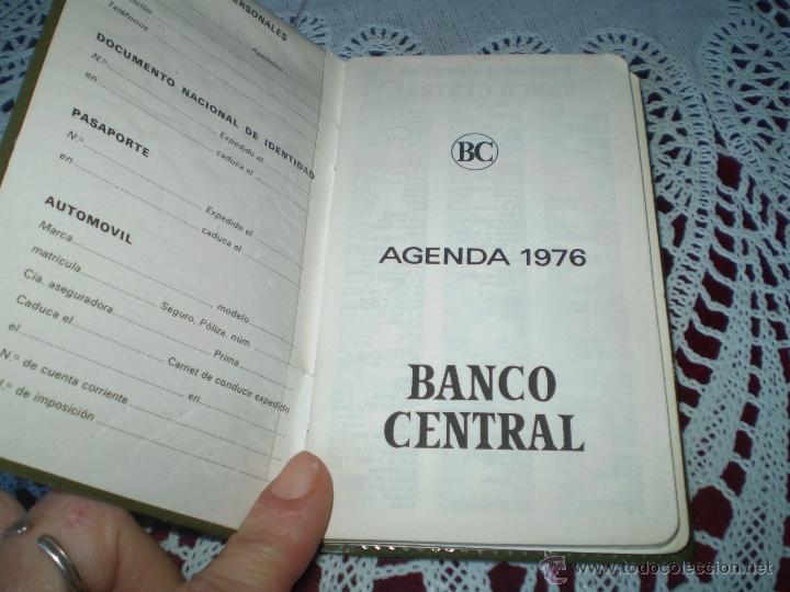 Documentos bancarios: AGENDA BANCO CENTRAL 1976 - Foto 2