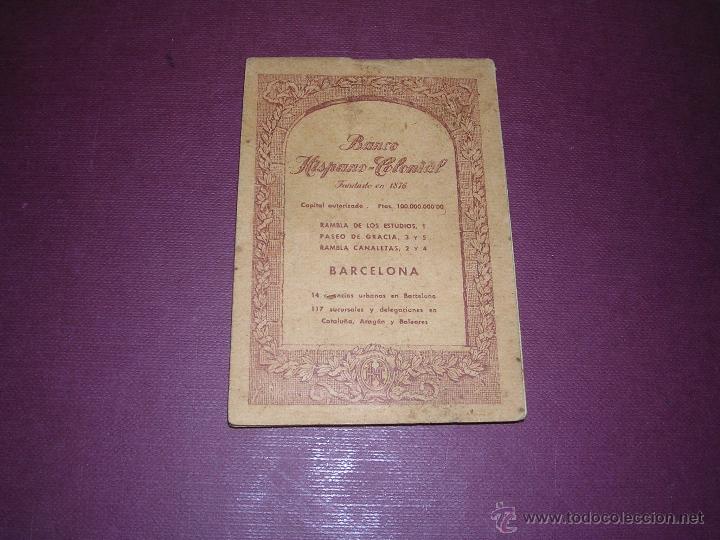 Documentos bancarios: LIBRETA PROPAGANDA BANCO HISPANO-COLONIAL BARCELONA 8,5X6 CM. - Foto 1