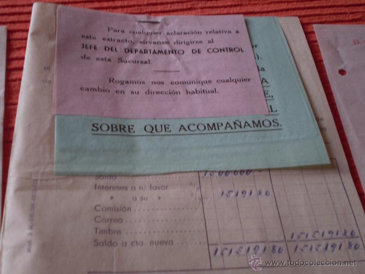 Documentos bancarios: CONJUNTO DE VARIOS DOCUMENTOS BANCO CENTRAL SEVILLA A&Ntilde;OS 60. - Foto 5
