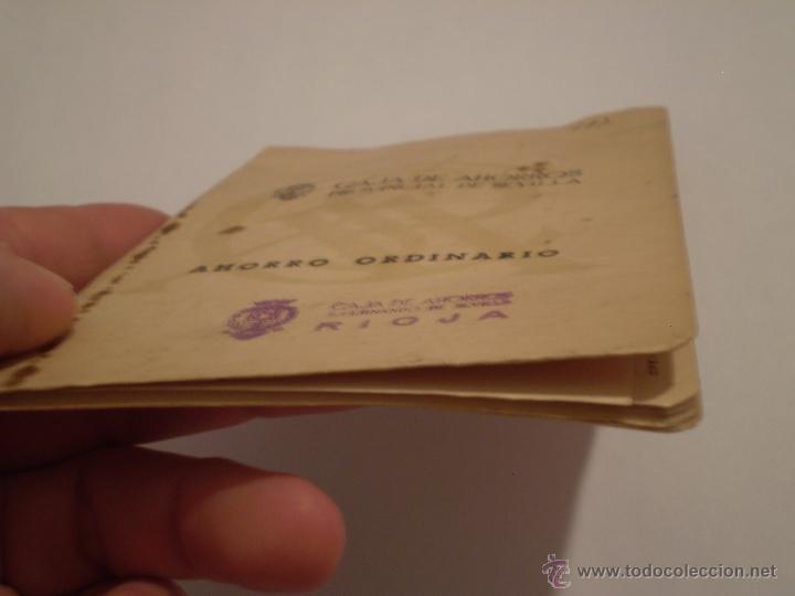 Documentos bancarios: LIBRETA DE AHORROS.CAJA PROVINCIAL DE SEVILLA.1958. - Foto 6