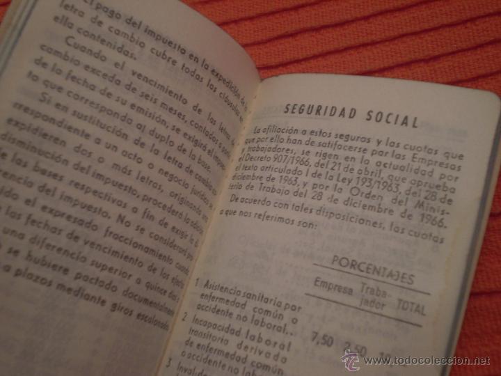 Documentos bancarios: BANCO CENTRAL.MADRID.AGENDA,1968. - Foto 5