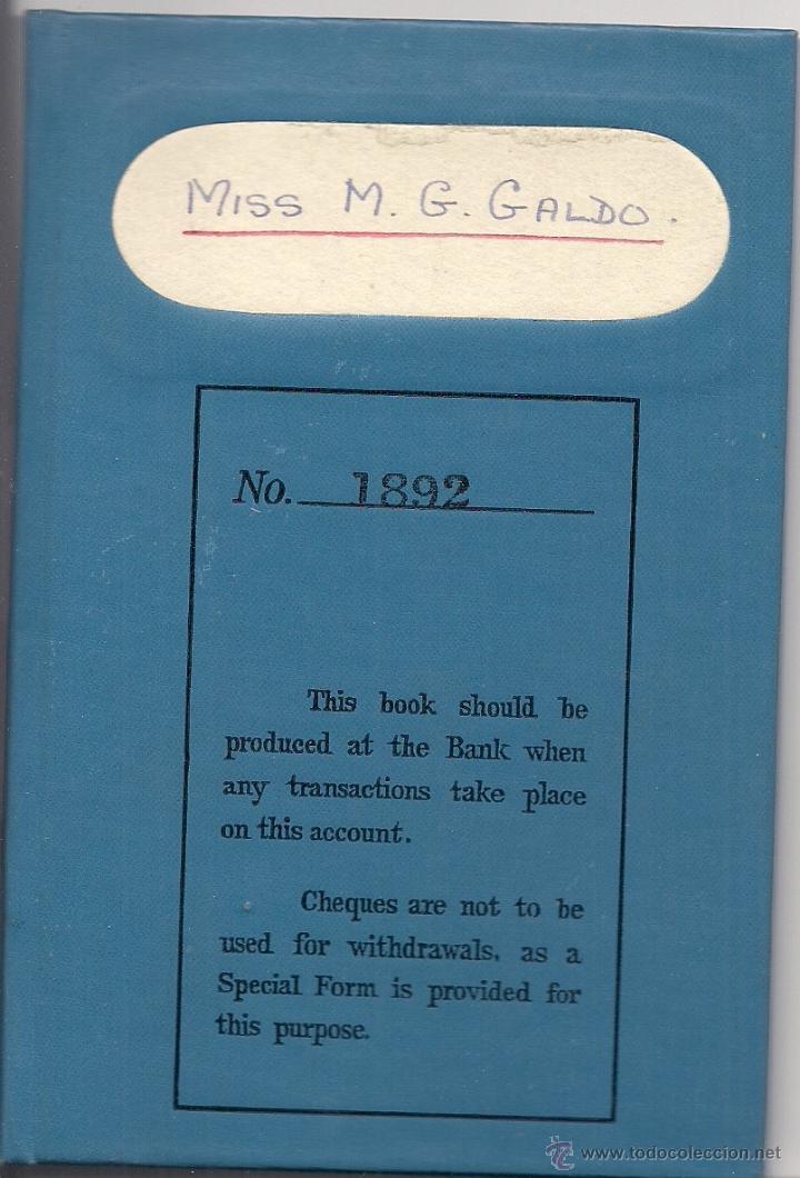 Documentos bancarios: LIBRETA DE NATICIONAL PROVINCIAL BANK LIMITED - Foto 1