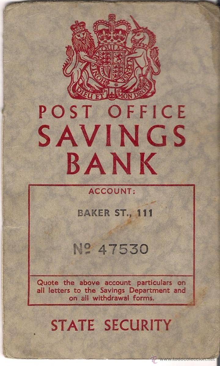 Documentos bancarios: CARTILLA POST OFFICE SAVINGS BANK - Foto 1
