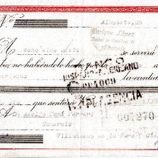Documentos bancarios: ALBACETE. ENRIQUE LOPEZ. LETRA DE CAMBIO CLASE 9ª DE 28-3-1944. Lote 52849029