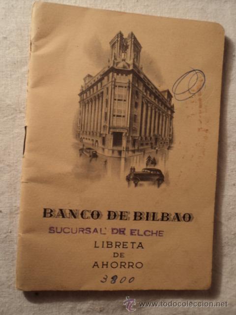 Documentos bancarios: ANTIGUO DOCUMENTO ORIGINAL BANCO CAJA BILBAO ELCHE 1961 - Foto 1