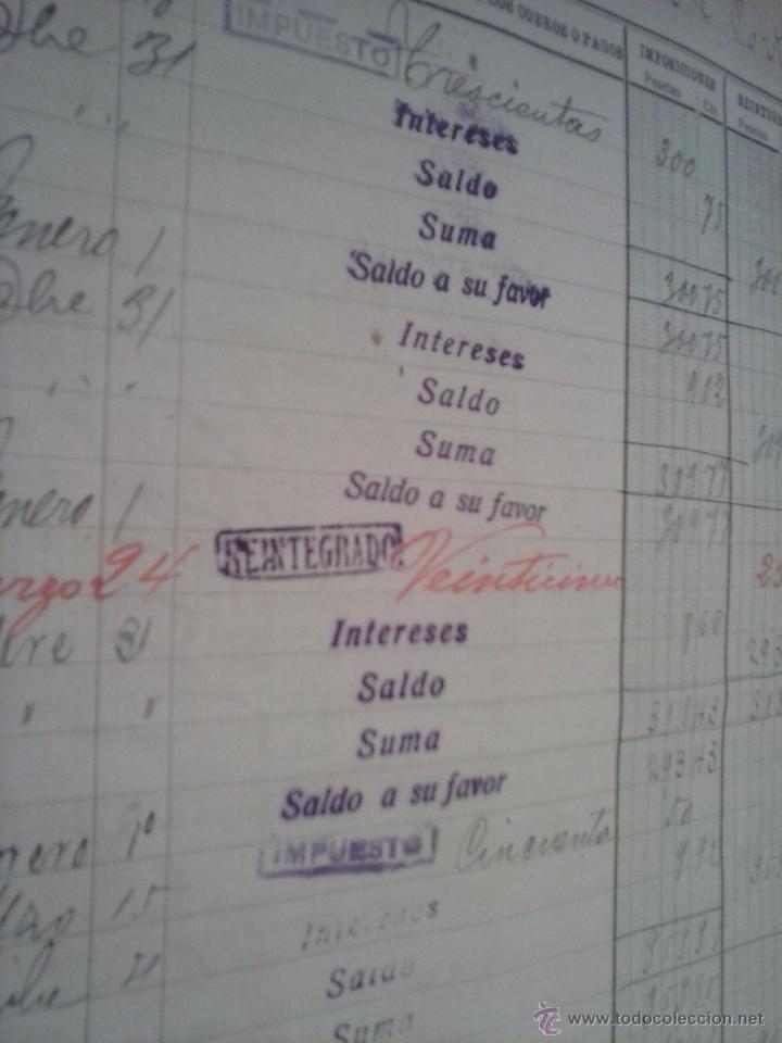Documentos bancarios: Libreta de ahorro CAJA DE AHORROS MONTE DE PIEDAD . - Foto 2