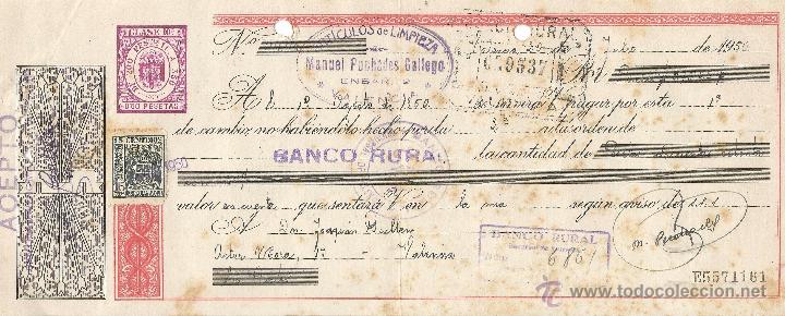Documentos bancarios: ** CT131 - LETRA DE CAMBIO CLASE 10&ordf; - 1950 - RF12 - Foto 1