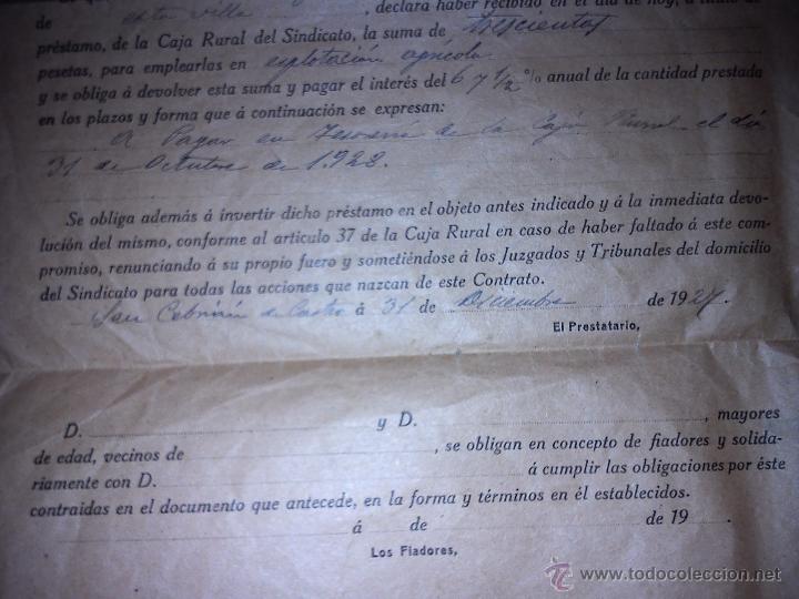 Documentos bancarios: POLIZA PRESTAMO A&Ntilde;O 1927 - Foto 1