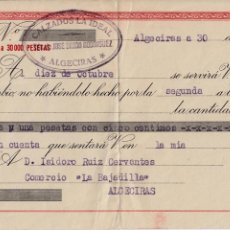 Documentos bancarios: LETRA DE CAMBIO LIBRADA POR 21.381'05 PESETAS DEL 30 DE JUNIO DE 1959. Lote 54150292