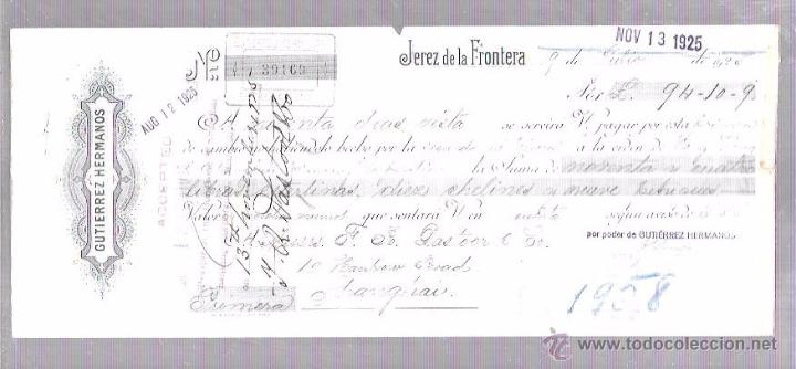 Documentos bancarios: LETRA, A&Ntilde;O 1925. BANKING CORP, SHANHAI. - Foto 1