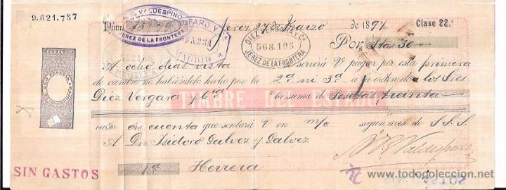 Documentos bancarios: LETRA, A&Ntilde;O 1894. P. ALFARO Y C&ordf;. MADRID. - Foto 1