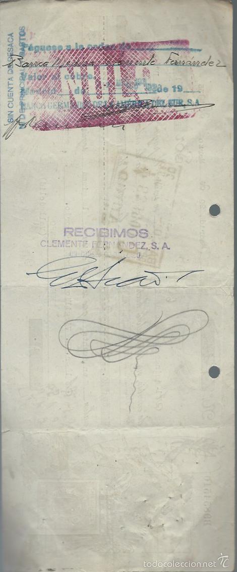 Documentos bancarios: LETRA DE CAMBIO - EMITIDA EN - MADRID - EL   29 - 3 - 1935 - Foto 2