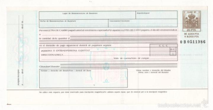 Alb Tc 2 Letra De Cambio Nueva Valor De 4001 Comprar Documentos Bancarios Antiguos En Todocoleccion