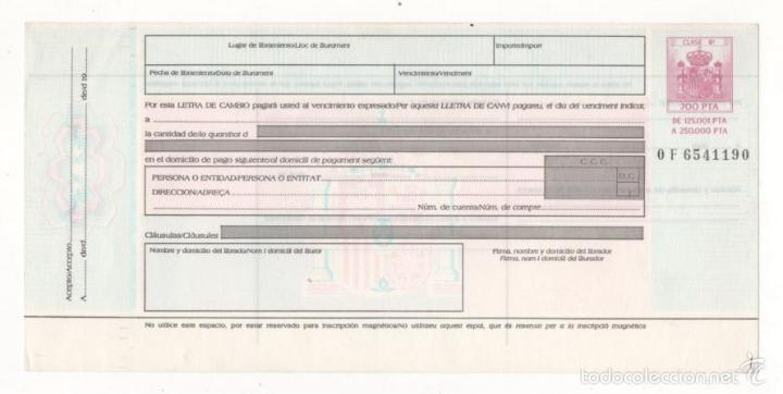 Alb Tc 2 Letra De Cambio Nueva Valor De Comprar Documentos Bancarios Antiguos En Todocoleccion