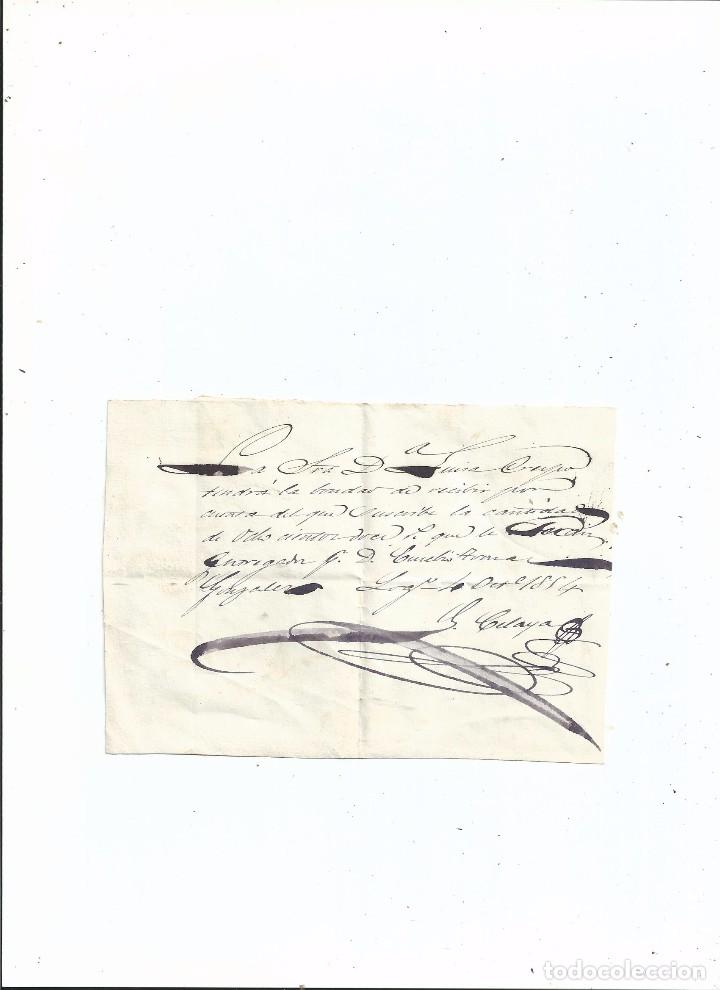 Documentos bancarios: PAGAR&Eacute; MANUSCRITO - LOGRO&Ntilde;O 1854 - Foto 1