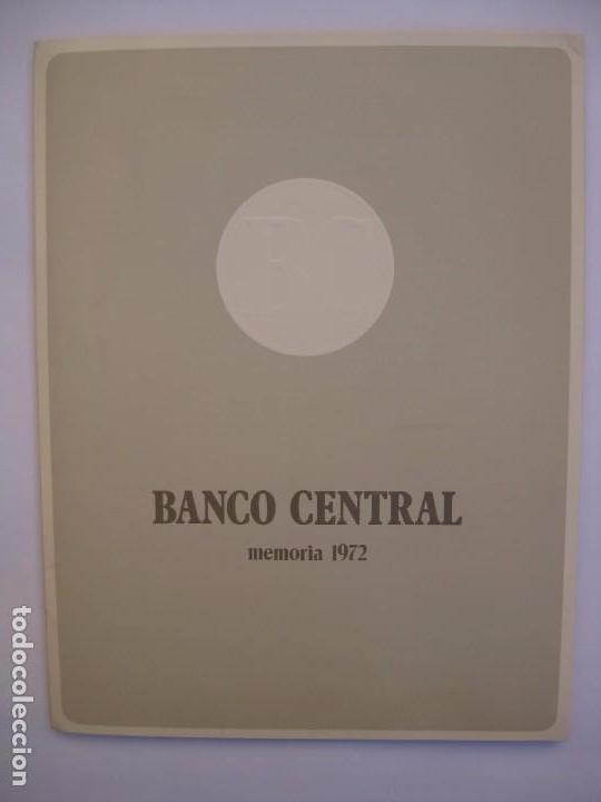 Documentos bancarios: BANCO CENTRAL - MEMORIA 1972 - Foto 1