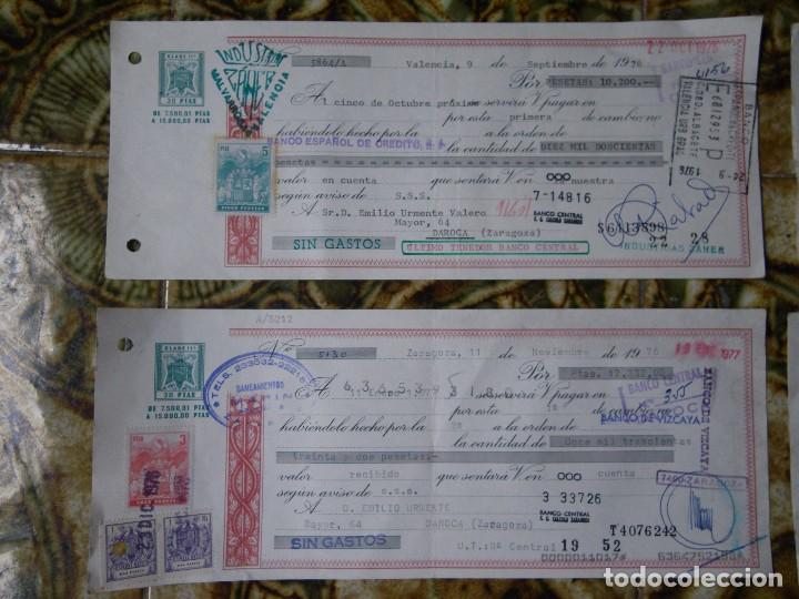 Documentos bancarios: LOTE DE 6 DOCUMENTOS BANCARIOS PAGARES , VERR - Foto 4