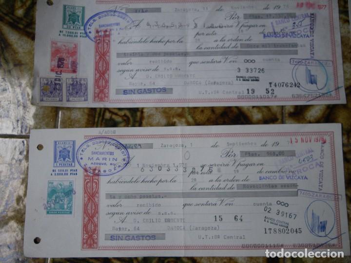 Documentos bancarios: LOTE DE 6 DOCUMENTOS BANCARIOS PAGARES , VERR - Foto 5