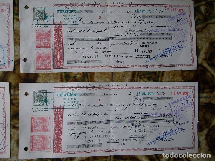 Documentos bancarios: LOTE DE 6 DOCUMENTOS BANCARIOS PAGARES , VERR - Foto 6