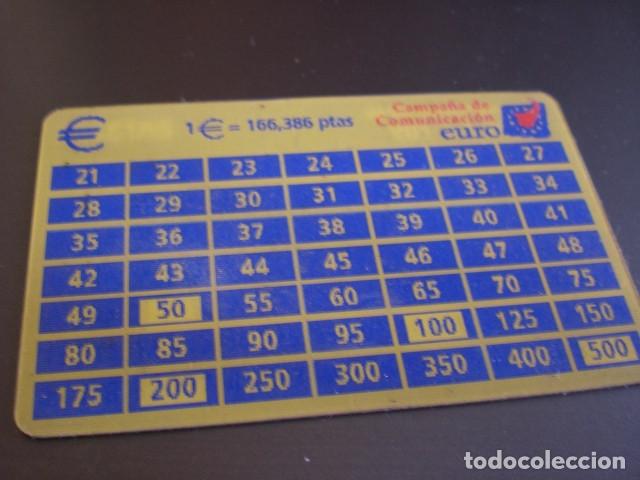 Documentos bancarios: Tarjeta conversor Euro - Foto 1