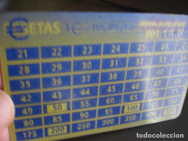Documentos bancarios: Tarjeta conversor Euro - Foto 2
