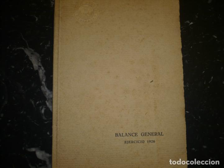 Documentos bancarios: BALANCE GENERAL EJERCICIO 1926 CAJA DE AHORROS DE TARRASA - Foto 2